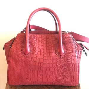 Rebecca Minkoff red leather satchel